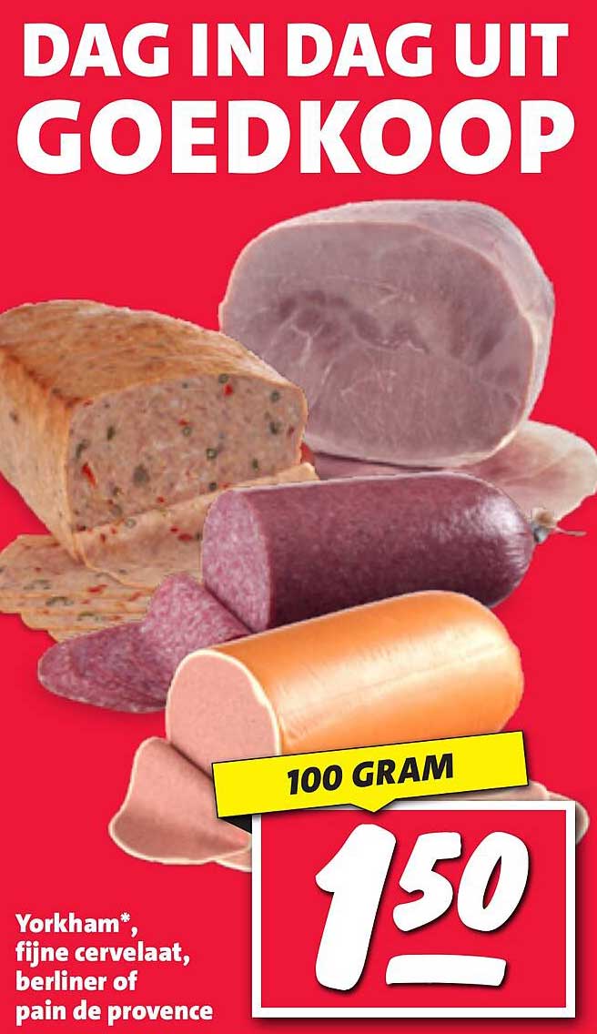 Dag in dag uit goedkoop