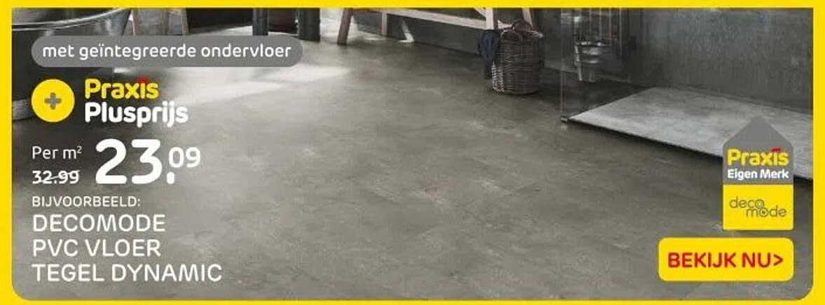 DECOMODE PVC VLOER TEGEL DYNAMIC