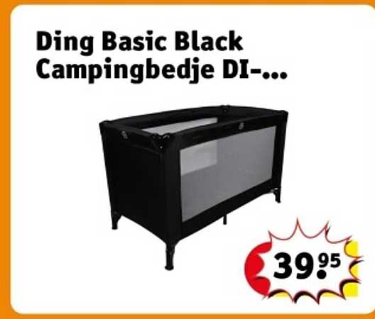 Ding Basic Black Campingbedje DI-...
