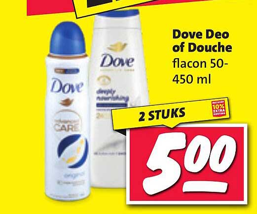 Dove Deo of Douche flacon 50-450 ml