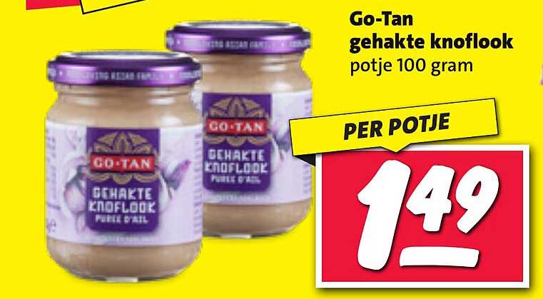 Go-Tan gehakte knoflook