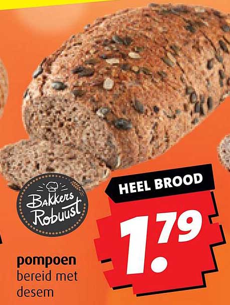 HEEL BROOD pompoen bereid met desem