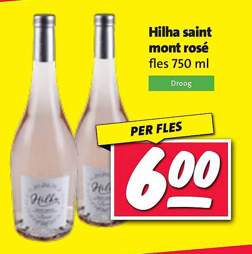 Hilha saint mont rosé fles 750 ml