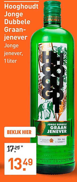 Hooghoudt Jonge Dubbele Graanjenever