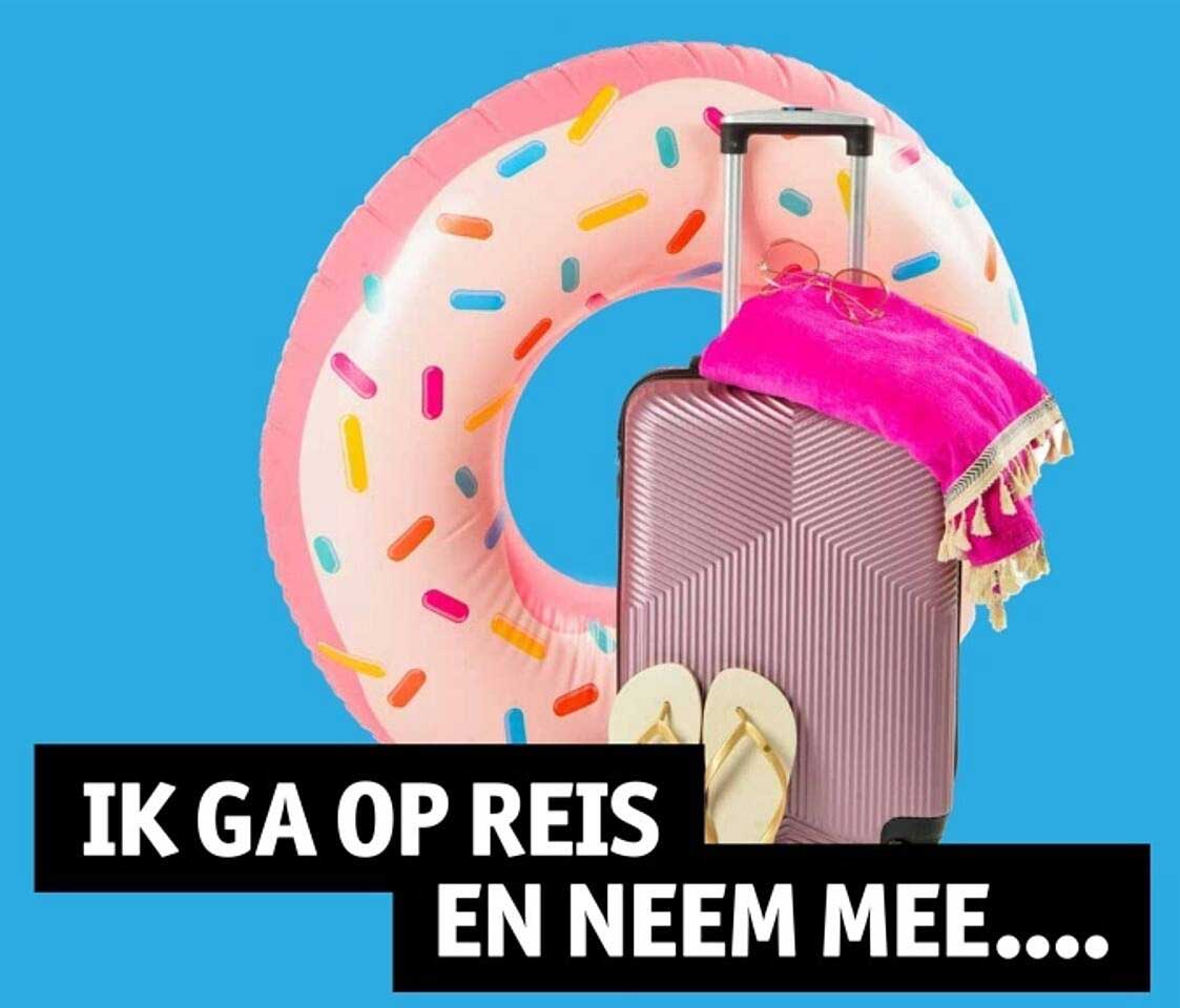 IK GA OP REIS EN NEEM MEE....