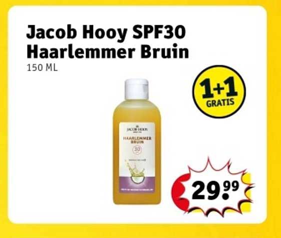 Jacob Hooy SPF30 Haarlemmer Bruin 150 ML