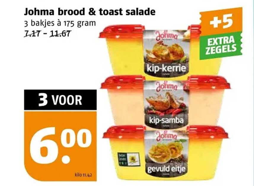 Johma brood & toast salade