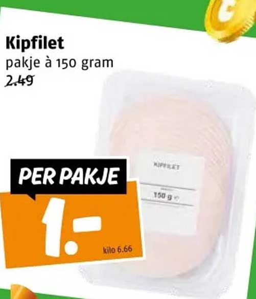 Kipfilet pakje à 150 gram