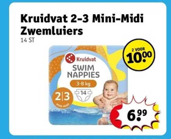 Kruidvat 2-3 Mini-Midi Zwemluier 14 ST