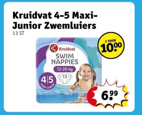 Kruidvat 4-5 Maxi-Junior Zwemluiers