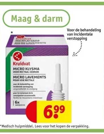 Kruidvat Micro Klysma voor rectaal gebruik