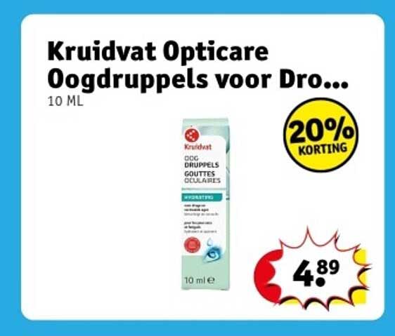 Kruidvat Opticare Oogdruppels voor Dro