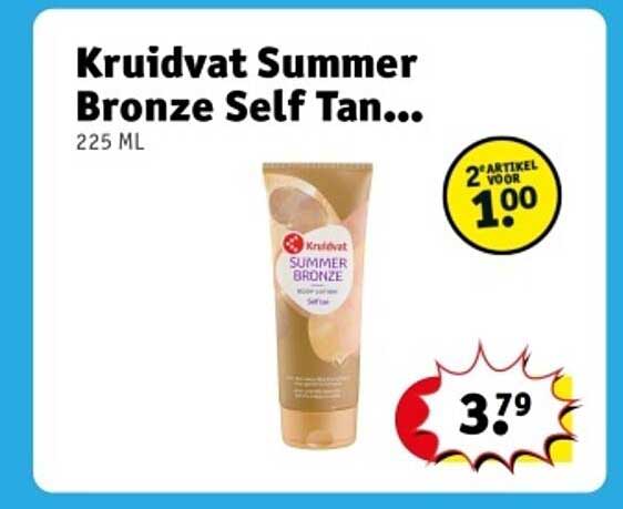 Kruidvat Summer Bronze Self Tan 225 ML