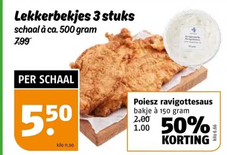 Lekkerbekjes 3 stuks