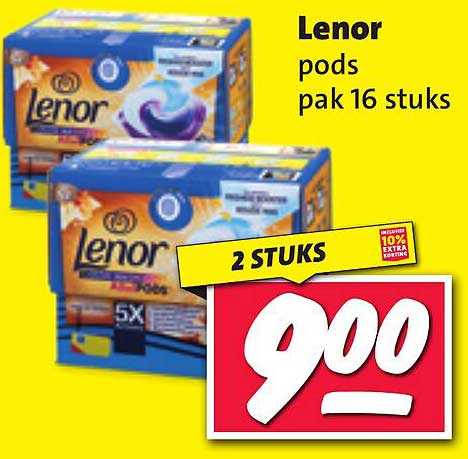 Lenor pods pak 16 stuks