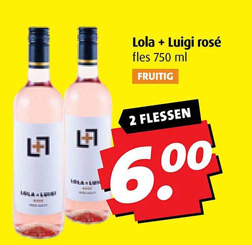 Lola + Luigi rosé fles 750 ml