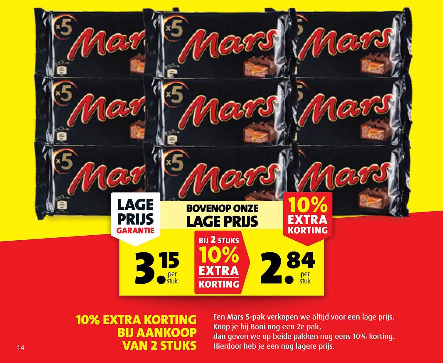 Mars 5-pak voor een lage prijs