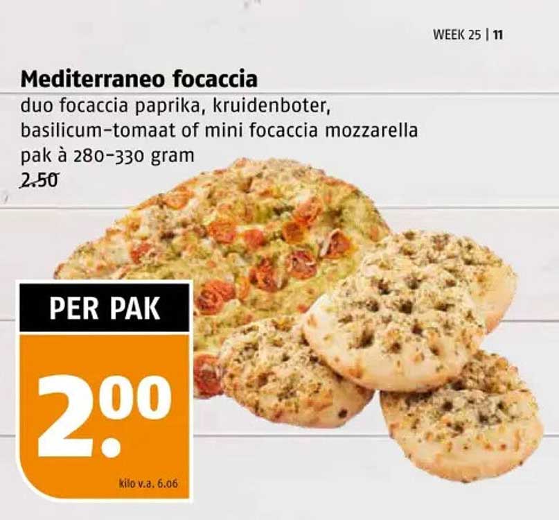 Mediterraneo focaccia