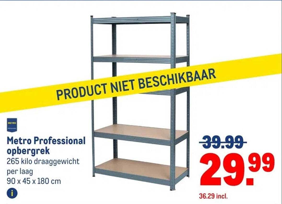 Metro Professional opbergrek