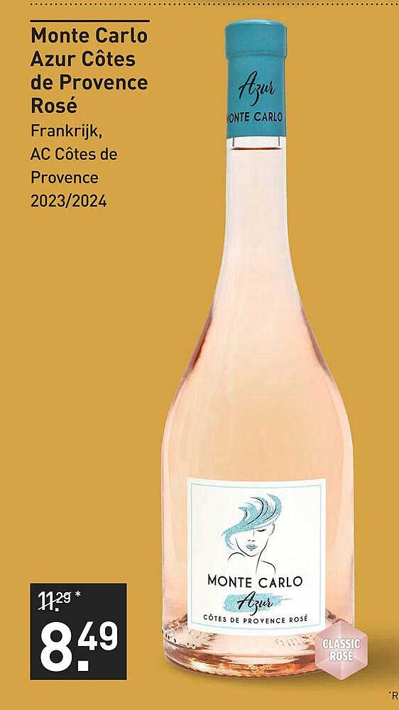 Monte Carlo Azur Côtes de Provence Rosé