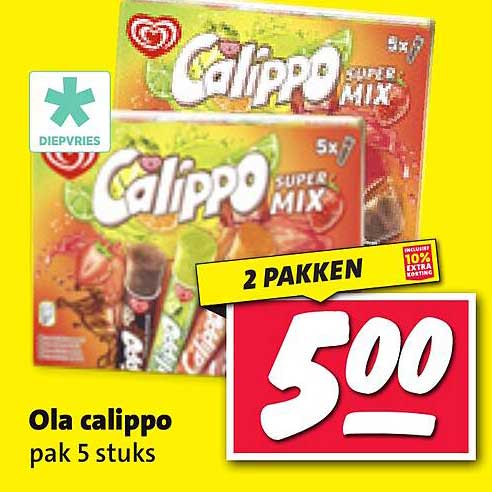 Ola calippo pak 5 stuks