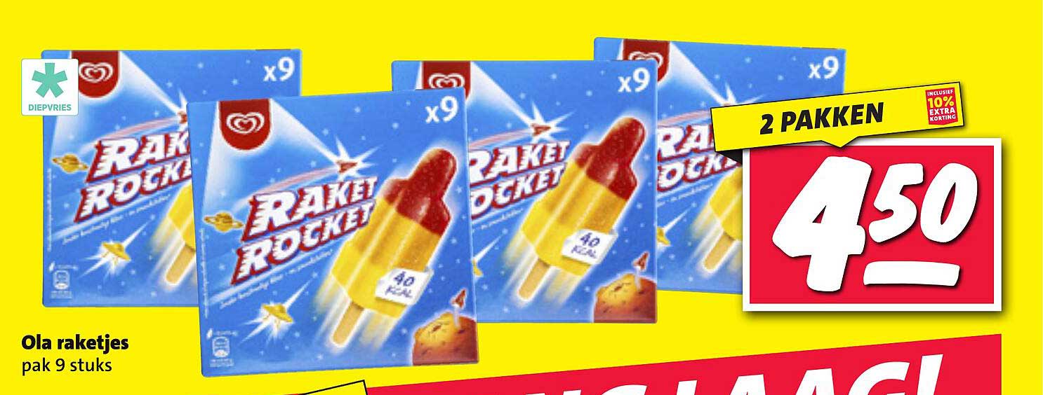 Ola raketjes pak 9 stuks