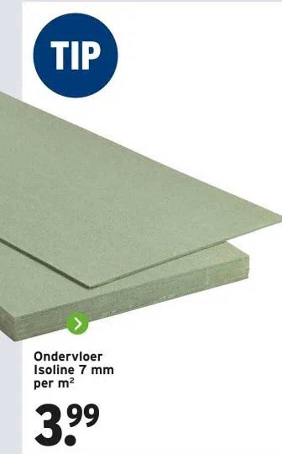 Ondervloer Isoline 7 mm per m²