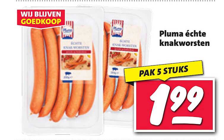 Pluma échte knakworsten
