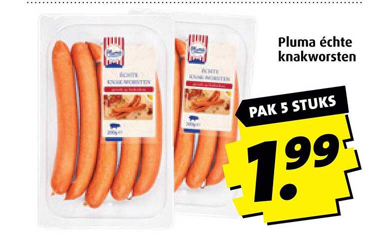 Pluma échte knakworsten