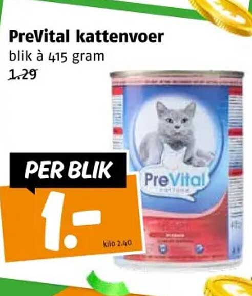 PreVital kattenvoer blik à 415 gram