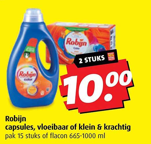 Robijn capsules, vloeibaar of klein & krachtig