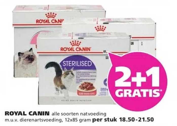 ROYAL CANIN alle soorten natvoeding m.u.v. dierenartsvoeding, 12x85 gram per stuk 18.50-21.50