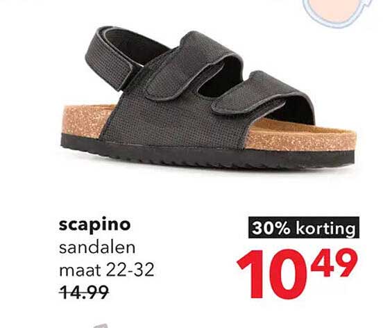 scapino sandalen maat 22-32