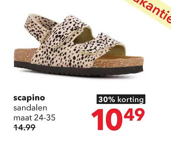 scapino sandalen maat 24-35
