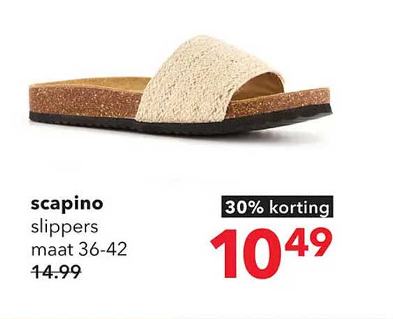scapino slippers maat 36-42