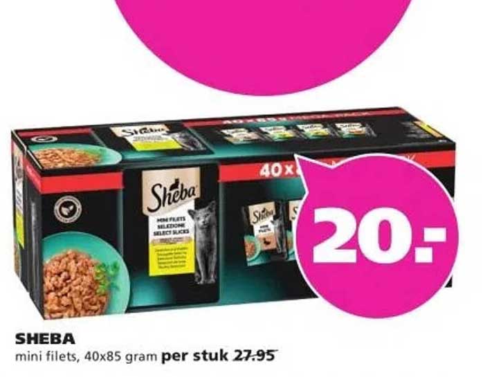 SHEBA mini filets, 40x85 gram