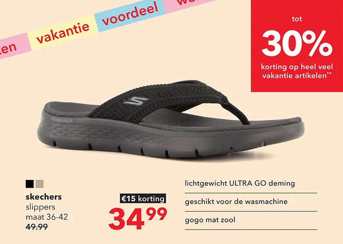 Skechers slippers maat 36-42