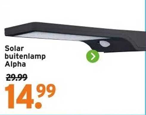 Solar buitenlamp Alpha