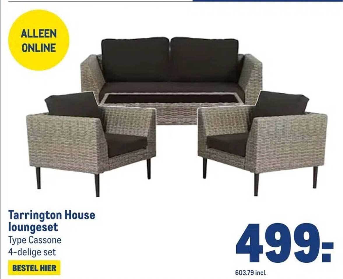 Tarrington House loungeset Type Cassone 4-delige set