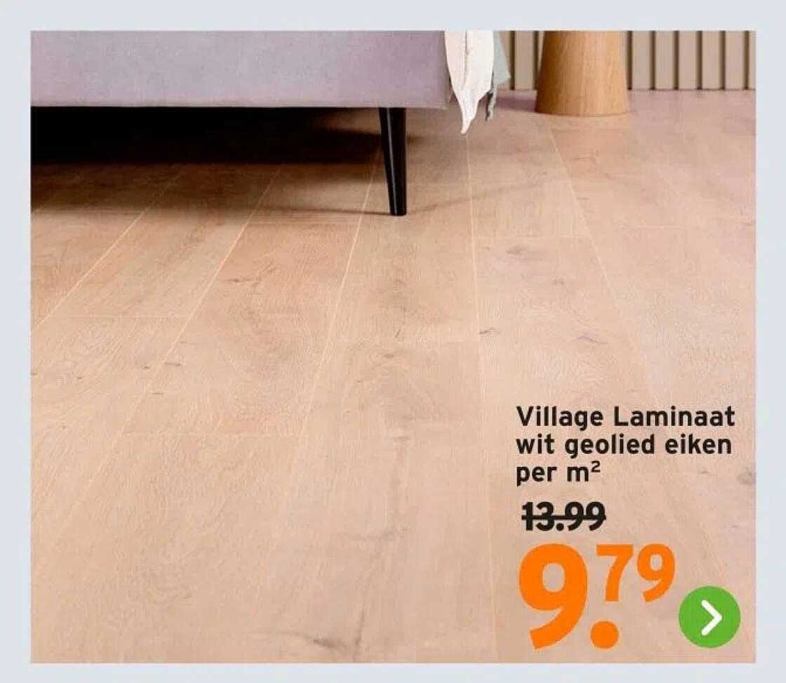Village Laminaat wit geolied eiken per m²