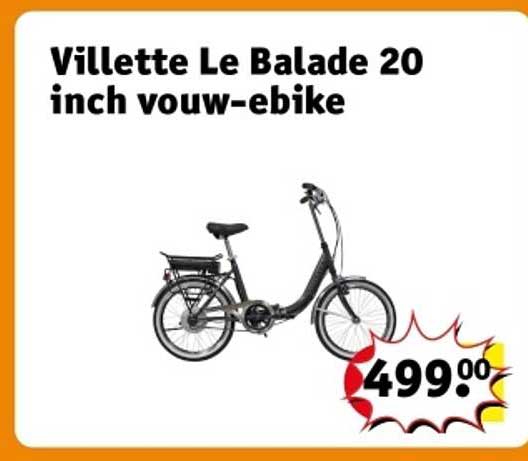 Villette Le Balade 20 inch vouw-ebike