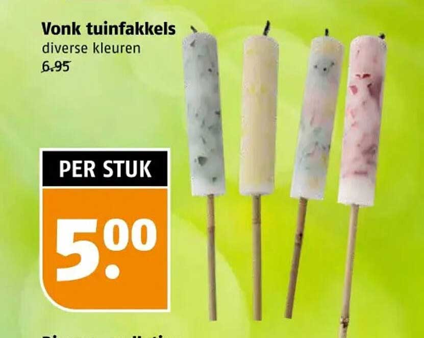Vonk tuinfakkels diverse kleuren