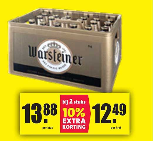 Warsteiner 24 flessen krat