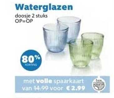 Waterglazen