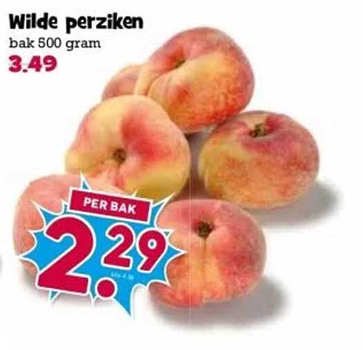 Wilde perziken bak 500 gram
