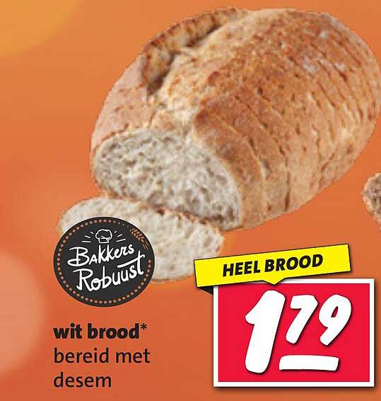 wit brood* bereid met desem