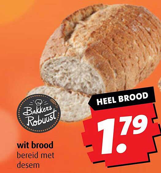 wit brood bereid met desem