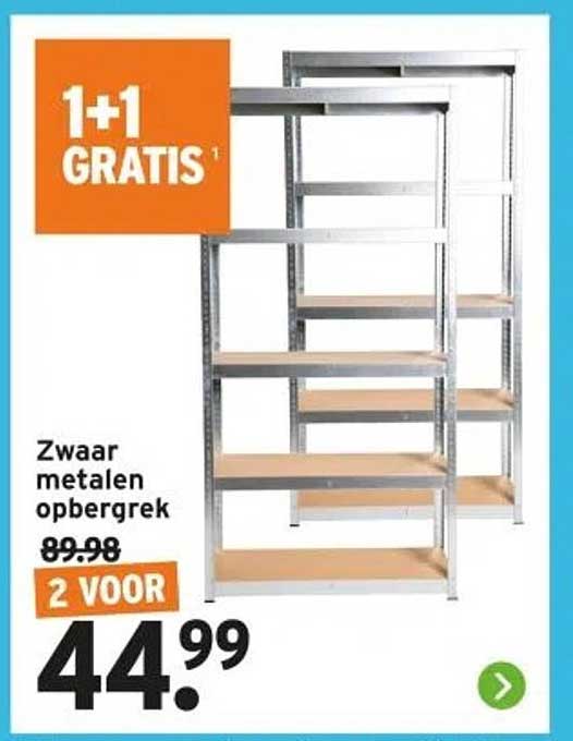Zwaar metalen opbergrek