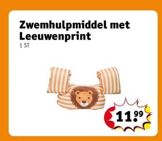 Zwemhulpmiddel met Leeuwenprint
