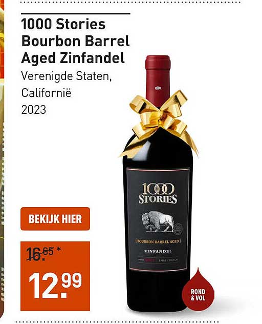1000 Stories Bourbon Barrel Aged Zinfandel